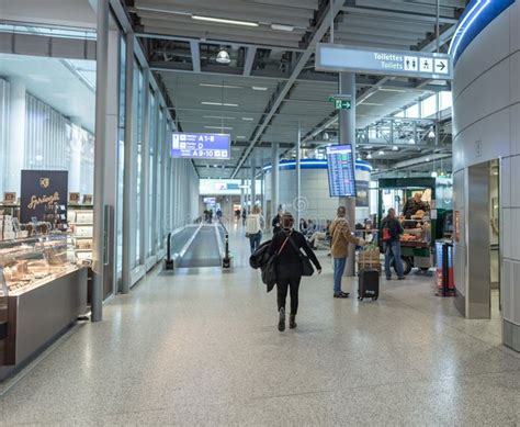 Geneva Switzerland January 16 2018 Geneva International Airport In