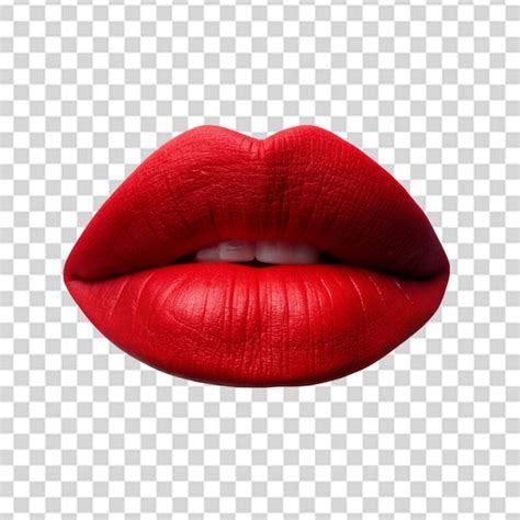 Premium Psd Lips Transparent Set