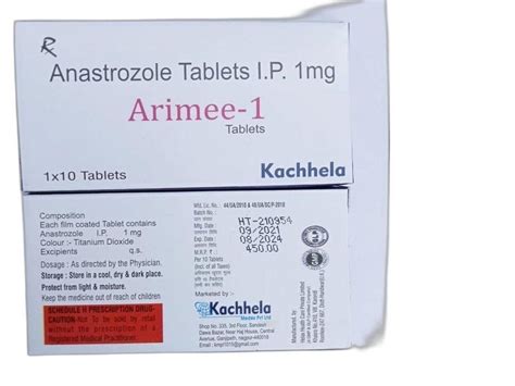 Arimee Anastrozole Mg Tablet Kachhela X Tablets At Rs