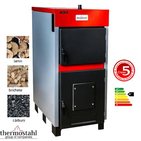 Centrala Termica Pe Combustibil Solid Mixt THERMOSTAHL ECOWOOD STANDARD