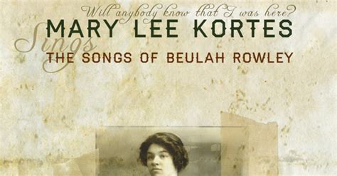 Mary Lee Kortes Green Sand