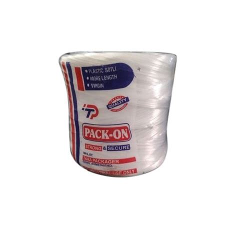 White Mm Plastic Baler Twine For Industrial Packaging Type Reel At