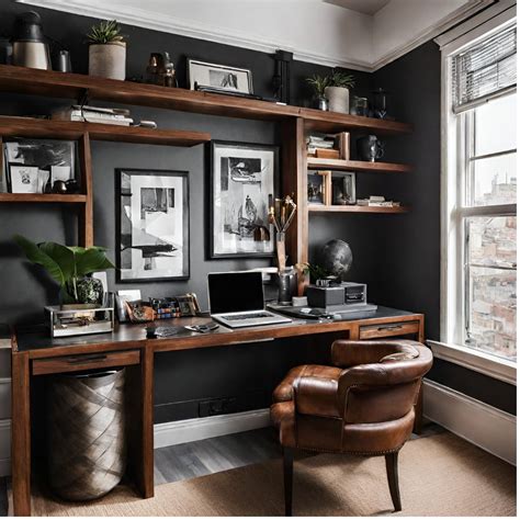 Masculine Home Office Decor Ideas Shelly Lighting