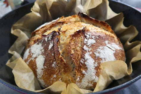 Pain Au Levain Cuisson En Cocotte