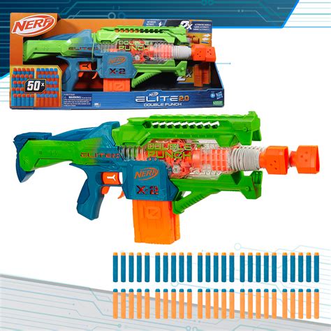 Nerf Elite Double Punch Motorized Dart Blaster Hasbro Cracken Shop