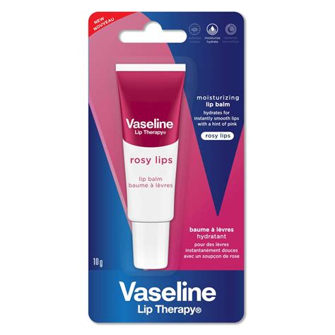 Vaseline Lip Therapy Rosy Lip Balm Tube Essentials Hub