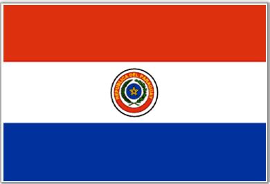 Anverso Actual Bandera De Paraguay Feketerdo