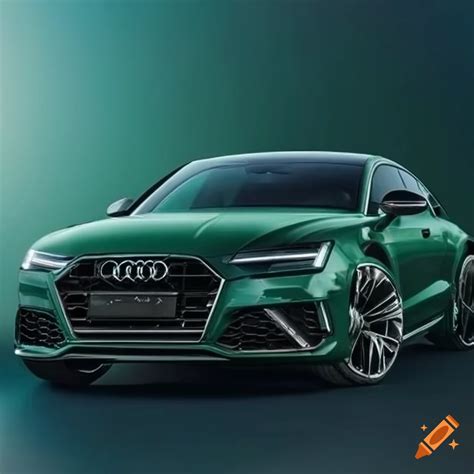 Dark Green Audi Rs7 Sportback On Craiyon