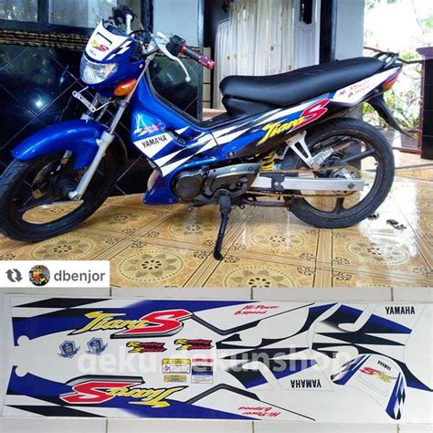 Jual Striping Yamaha Tiara S 120 Biru Di Lapak Holic Shop Bukalapak