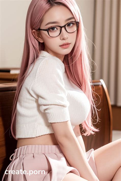 Sitting Down Pink Hair Asian Ai Porn