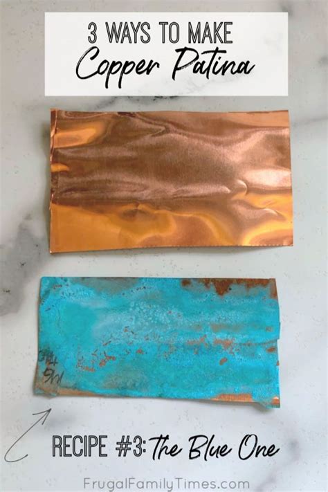 3 Easy Ways To Make Copper Patina Green Verdigris With Household Ingredients Copper Patina