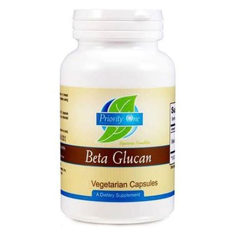 Beta Glucan 500 mg, Nutritional Supplements, Priority One | Simple Health Shop NH