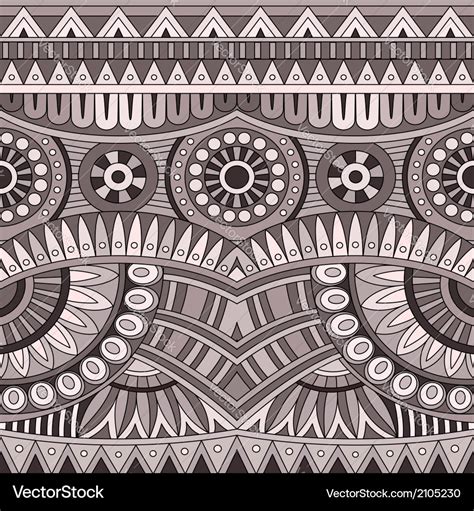 Abstract Tribal Ethnic Seamless Pattern Royalty Free Vector