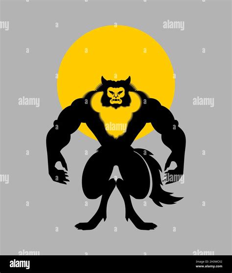 Werewolf Isolated Werwolf Monster Wolfman Monstrosity Vector