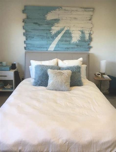 Beach Decor With Palm Tree Nautical Headboard Nautical Decor