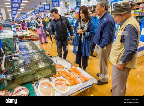 South Korea Seoul Dongjak Gu District Noryangjin Fish And Seafood