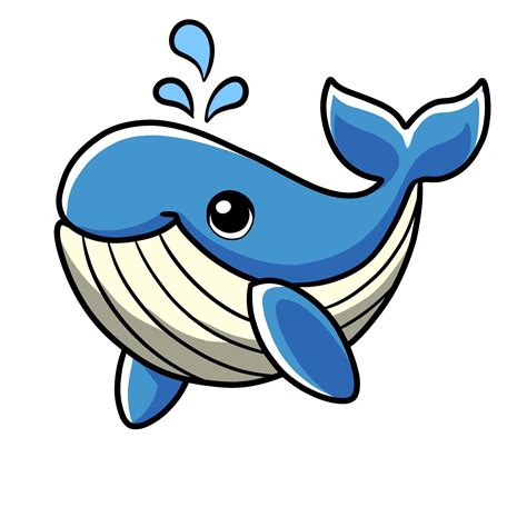 how to draw a whale 3