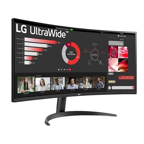 LG 34WR50QC B 34 UltraWide QHD FreeSync 5ms 100HZ VA Curved Gaming