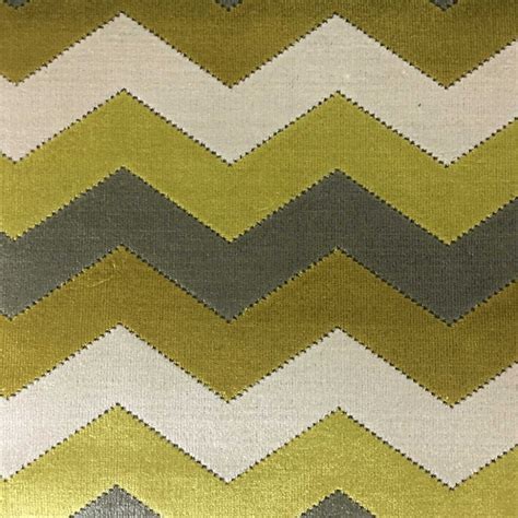 Piccadilly Longwood Bold Chevron Pattern Cut Velvet Upholster Fabric