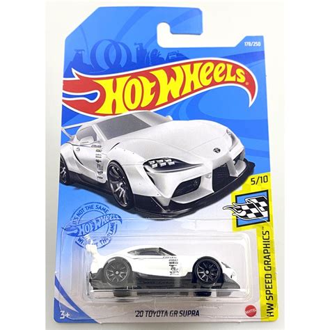 Xe mô hình Hot Wheels Toyota GR Supra White HW Speed Graphics new Shopee