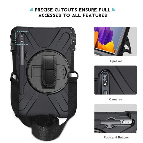 Procase Galaxy Tab S Rugged Heavy Duty Case Bundle With