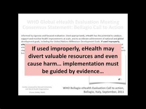 Global Launch Of The Who Guideline On Digital Interventions For Health