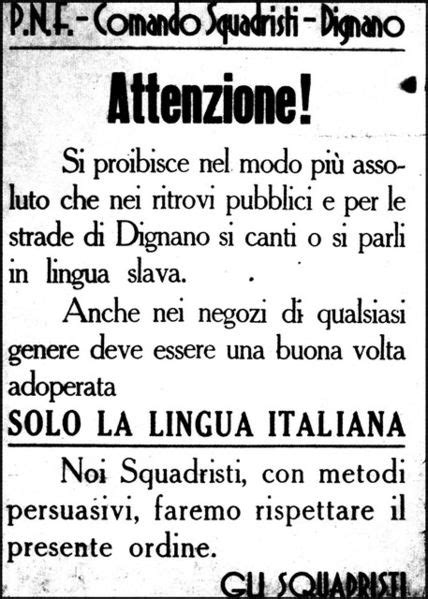 Il Problema Delle Minoranze Linguistiche Nellitalia Fascista Parte