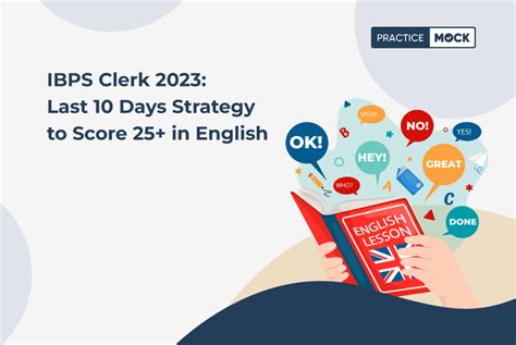 IBPS Clerk 2023 Last 10 Days Strategy To Score 25 In English