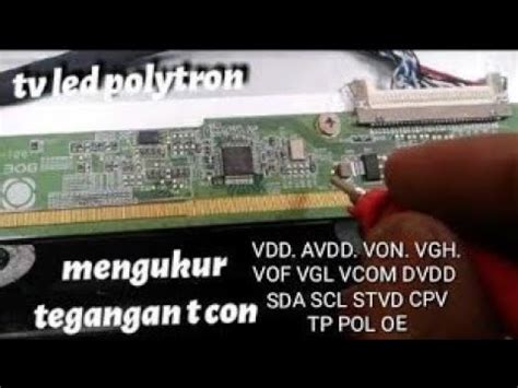 Data Tegangan Tcon Tv Led Polytron YouTube