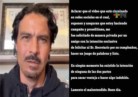 Braulio Luna Tambi N Se Echa Para Atr S Luego De Apoyar Con Video A