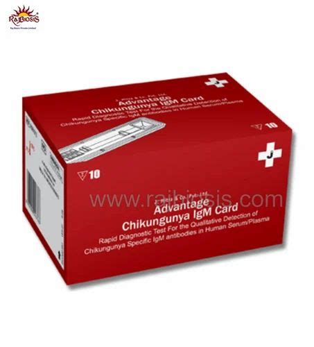 RBPL J Mitra Advantage Chikungunya IgM Rapid Test Kits At Rs 170 In