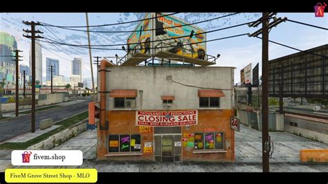 Grove Street Shop MLO FiveM Fivem Groovestreet YouTube