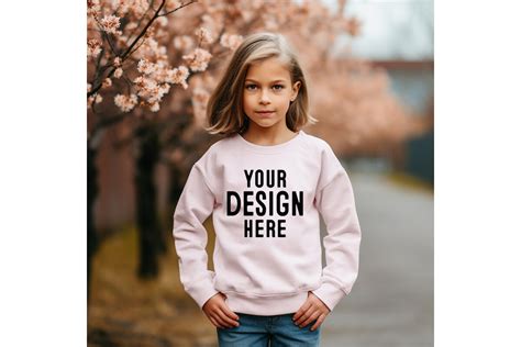 Kids Sweatshirt Mockup Graphic By Bestmockupstore · Creative Fabrica