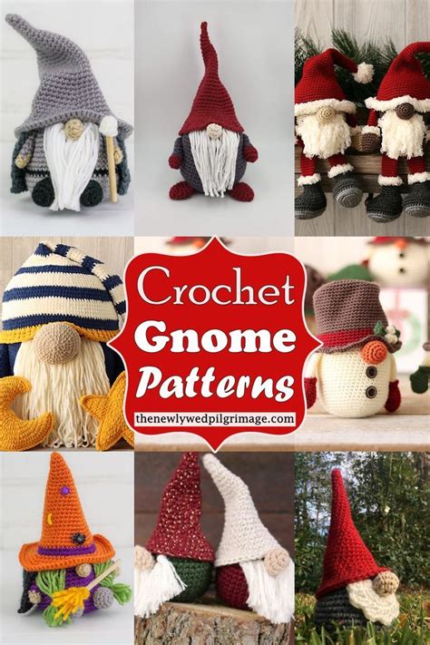 Free Crochet Gnome Patterns Amigurumi Or Crochet Gnome Patterns