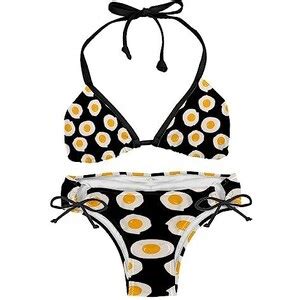 Suojapuku Bikini Da Donna Costume Da Bagno A Due Pezzi Modello Di Uova