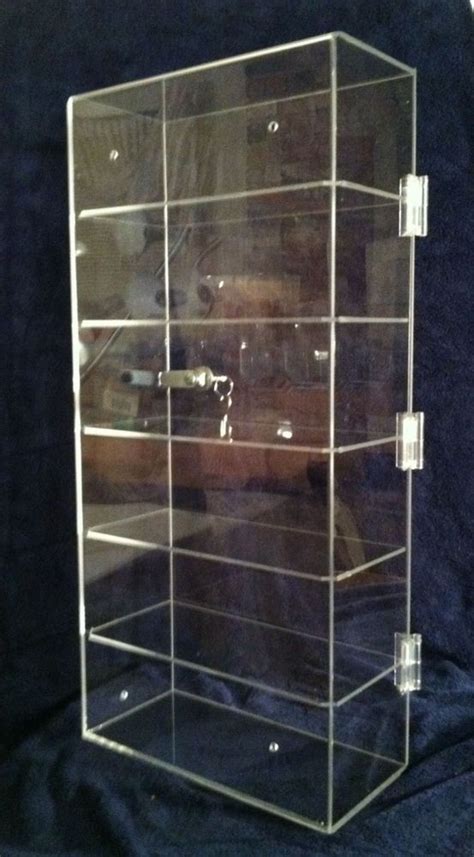 Acrylic Countertop Display Case 10 X 4 5 X 22 Locking Security Show