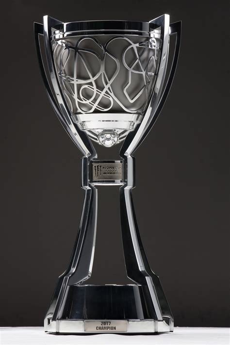 New Monster Energy NASCAR Cup trophy is gigantic and cool