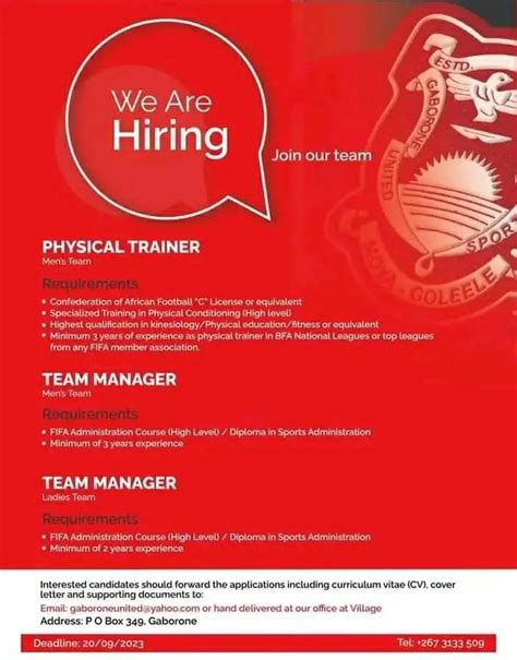 Vacancies Follow Ditiro Mo Botswana Ditiro Mo Botswana