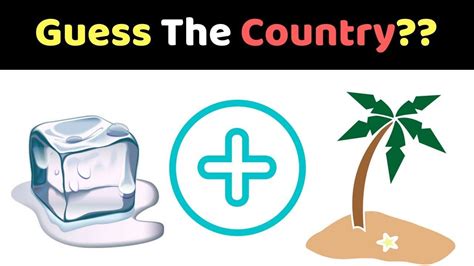 Country Names Emoji Puzzles With Answers