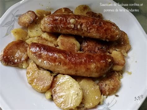 Saucisse De Toulouse Confite Et Pommes De Terre Fondantes Recettes