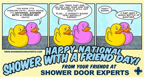 Shower With a Friend Day - Shower Door Experts