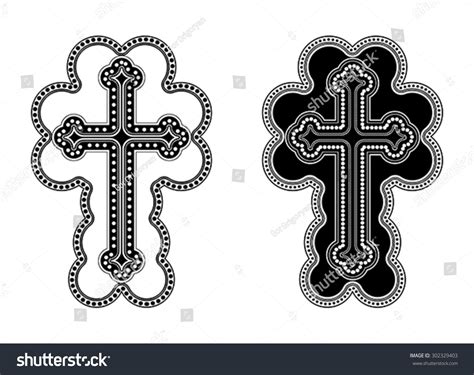 Traditional Armenian Apostolic Church Cross Clip Stock Vector (Royalty ...