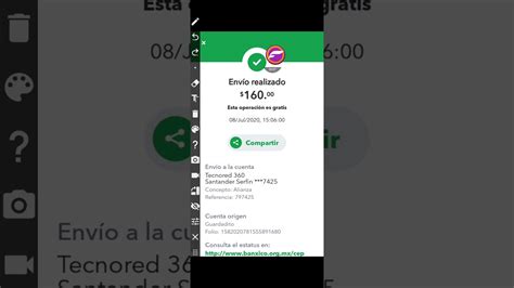 Comprobante De Transferencia Sin Clave De Rastreo Youtube