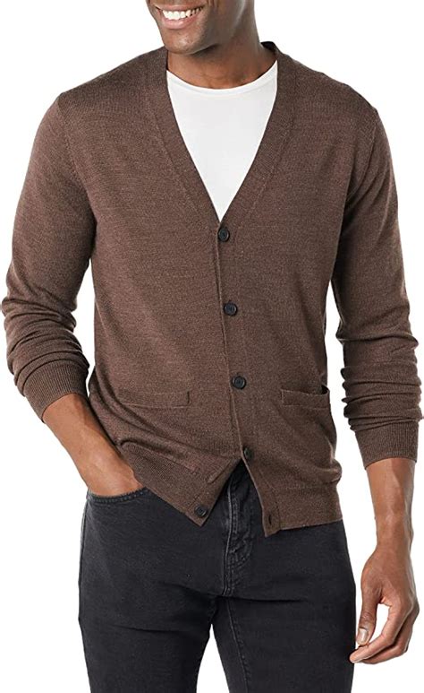 Amazon Brand Goodthreads Men S Lightweight Merino Wool Cardigan