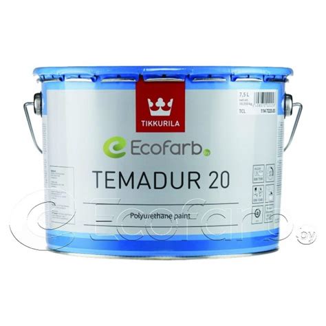 ᐉ Tikkurila Temadur 20 двухкомпонентная полиуретановая краска ...