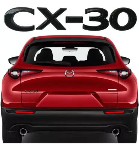 Emblema Letras Mazda Cx Cx Negro Piano