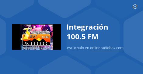 Integración 100 5 FM en Vivo San Rafael del Piñal Venezuela Online