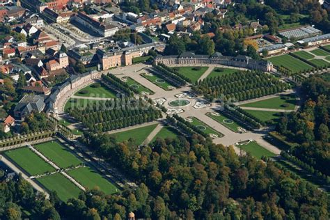 Schwetzingen Von Oben Schloss Schwetzingen