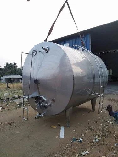 Horizontal Milk Storage Tank Storage Capacity 20000 L At Rs 150000