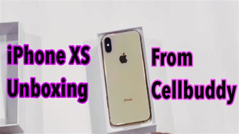 Iphone Xs Unboxing From Cellbuddy Very Quick Youtube